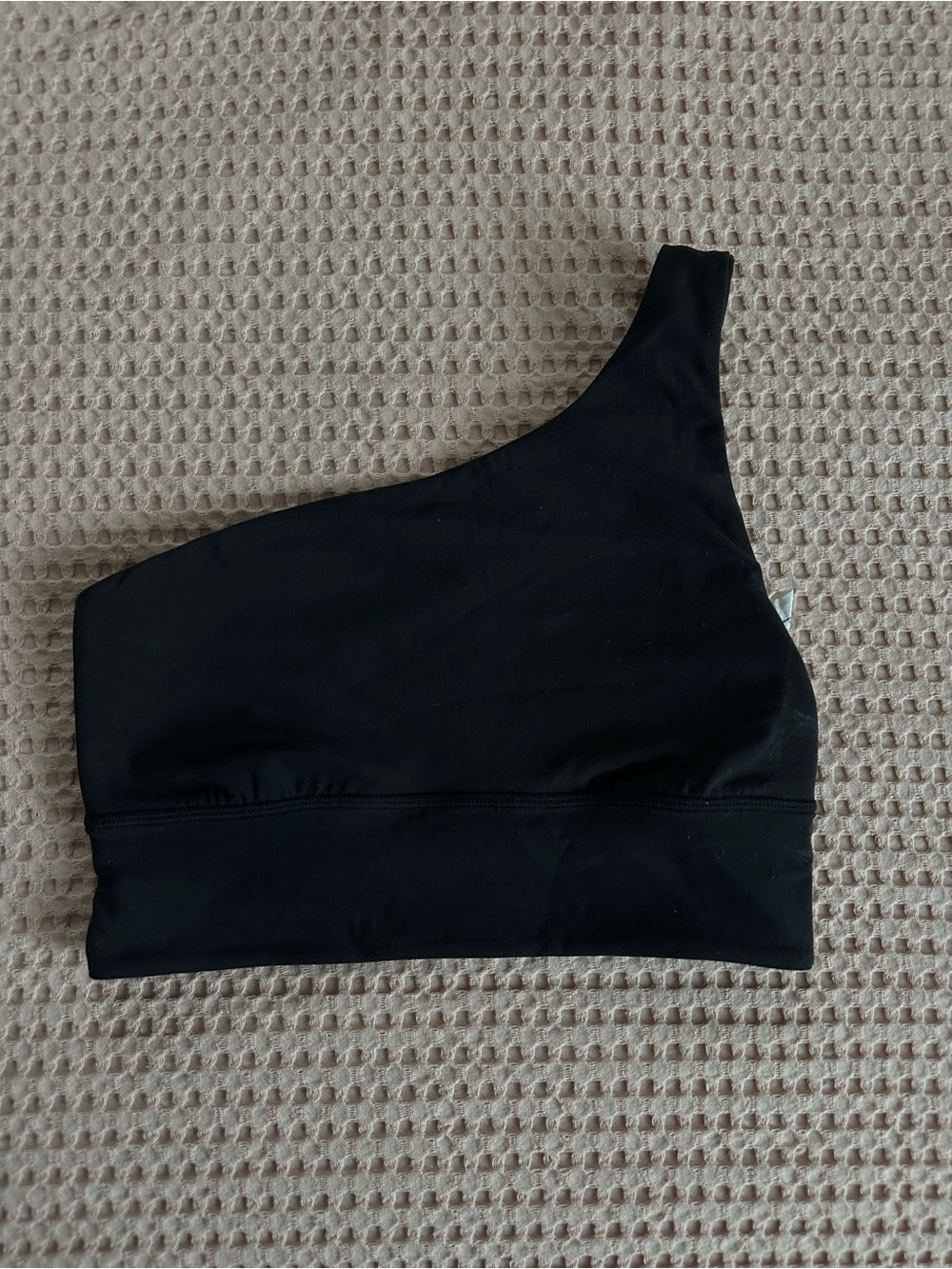 Lululemon One Shoulder Sports Bra Black